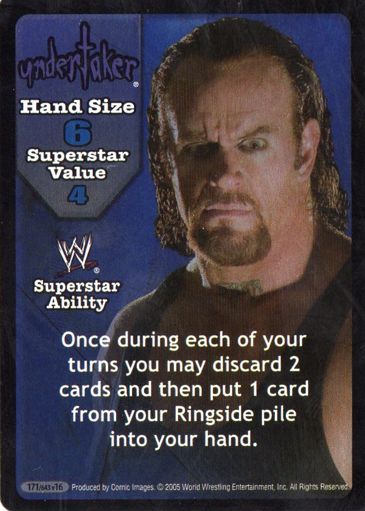 Undertaker face card